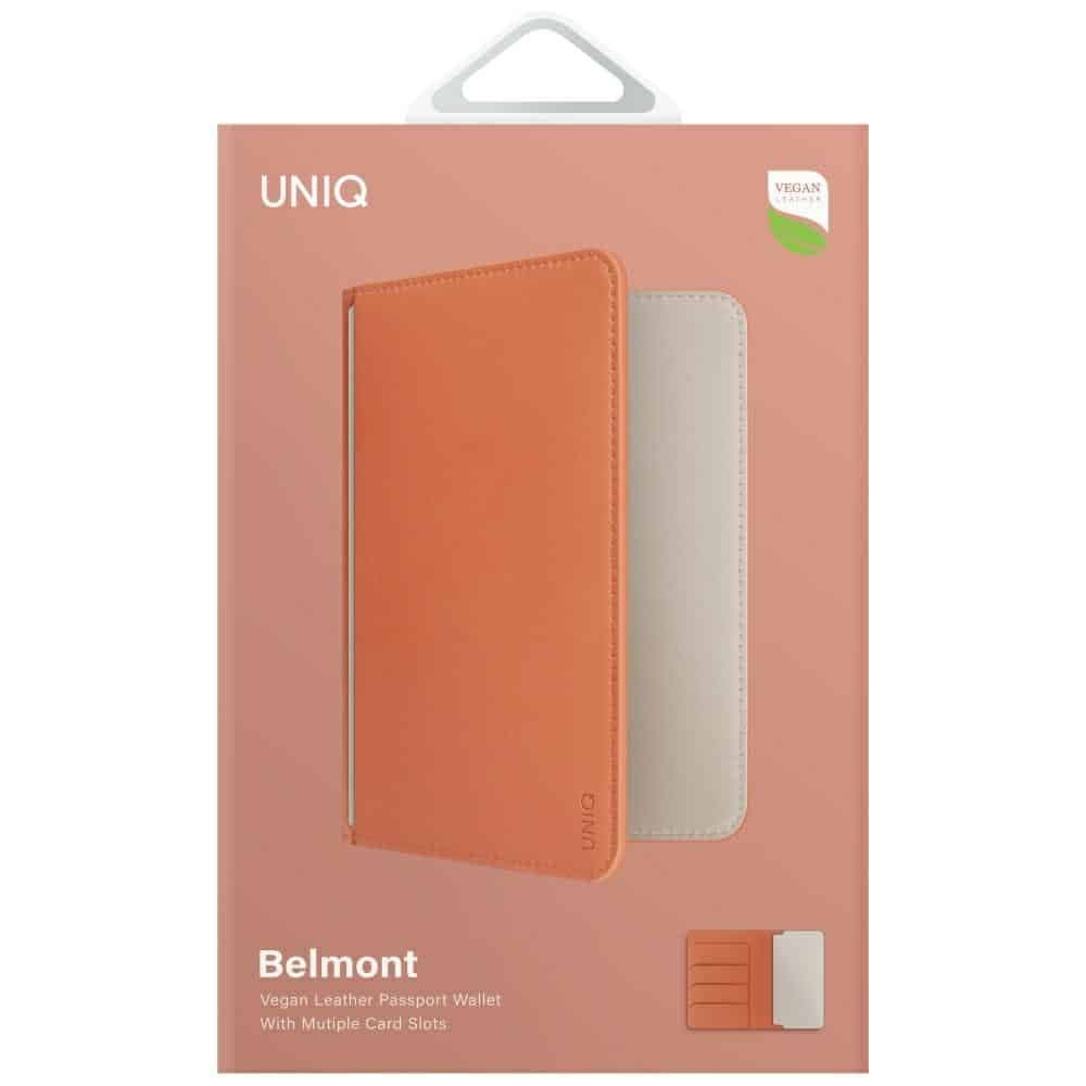 UNIQ θήκη διαβατηρίου με μπλοκάρισμα RFID terracotta ελεφαντόδοντο 6