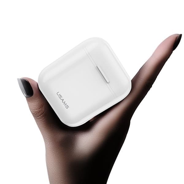 USAMS Ακουστικά Bluetooth 5.0 TWS LU σειράς ασύρματα λευκό/white BHULU01 (US-LU001) 4