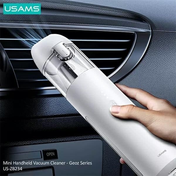 USAMS Μίνι ασύρματη σκούπα Geoz σειράς 65W λευκή/white MNXCQZB23402 (US-ZB234) 2