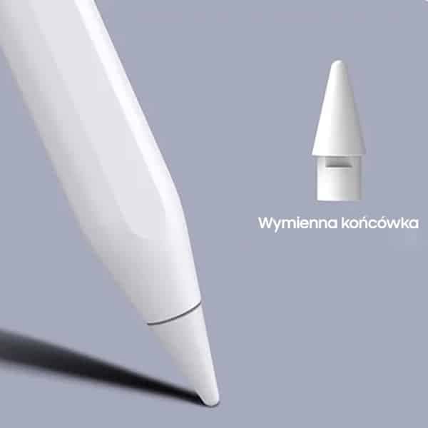 USAMS μαγνητική γραφίδα Active Touch Sensitive Pen λευκή/white ZB254DRB01 (US-ZB254) 2
