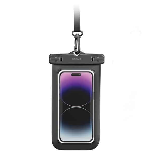 USAMS αδιάβροχη θήκη 6.7" IP68 μαύρη/black FSD1201 (US-YD012)