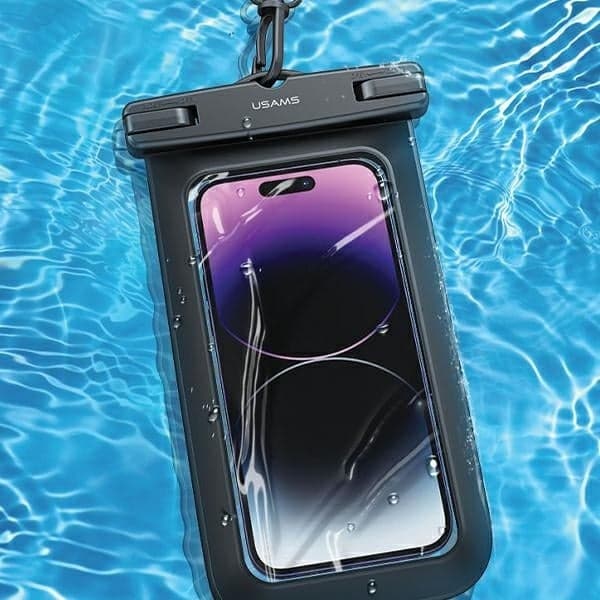 USAMS αδιάβροχη θήκη 6.7" IP68 μαύρη/black FSD1201 (US-YD012) 3