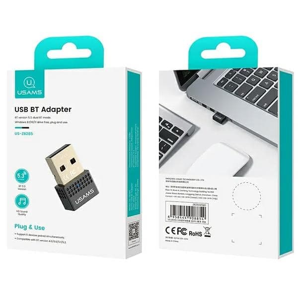 USAMS αντάπτορας USB Bluetooth μαύρος 6