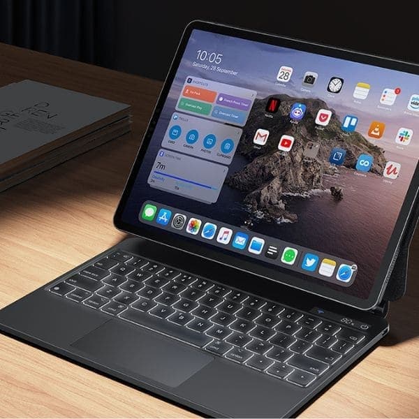 USAMS Θήκη προστασίας με πληκτρολόγιο iPad Pro 11" μαύρη/black Miaoke Series IPP109MG01 (US-BH875) 7