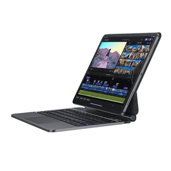 USAMS Θήκη προστασίας με πληκτρολόγιο για iPad Pro 12,9" μαύρη 2