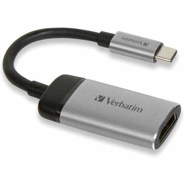 Verbatim αντάπτορας USB-C - HDMI 4K αλουμινίου
