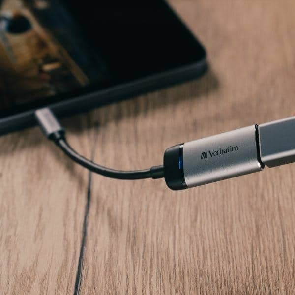 Verbatim αντάπτορας USB-C - HDMI 4K αλουμινίου 2