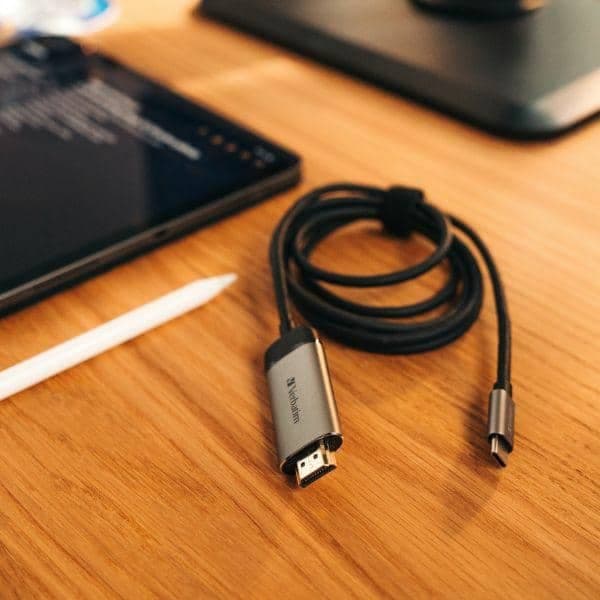 Verbatim αντάπτορας USB-C - HDMI 4K 1.5m αλουμινίου 3