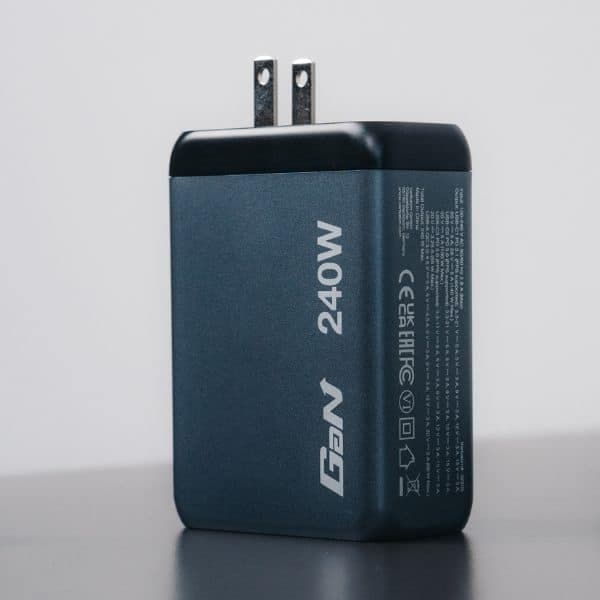 Verbatim Φορτιστής GaN 240W 3xUSB-C/USB-A + Αντάπτορας ΕΕ/ΗΒ/ΗΠΑ GNC-240 32205 4