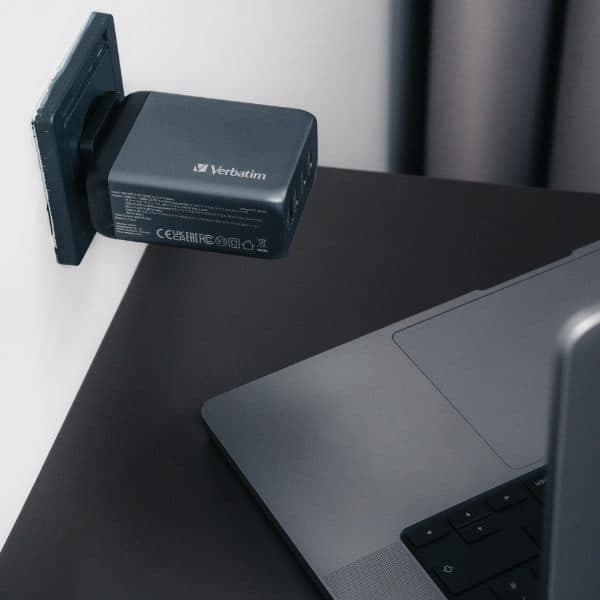 Verbatim Φορτιστής GaN 200W 3xUSB-C/USB-A + Αντάπτορας ΕΕ/ΗΒ/ΗΠΑ GNC-200 32204 4