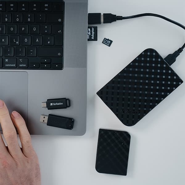 Verbatim Κάρτα microSDXC 64GB V10 + αντάπτορας μαύρος 10