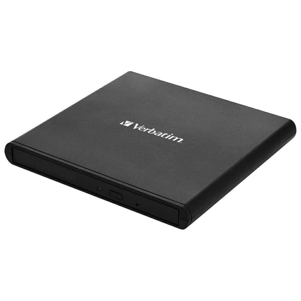 Verbatim εξωτερικός εγγραφέας Slimline CD/DVD USB2.0 μαύρος