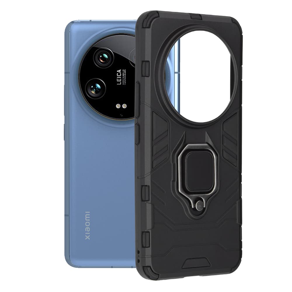 Techsuit Silicone Shield - θήκη για Xiaomi 14 Ultra - Μαύρο