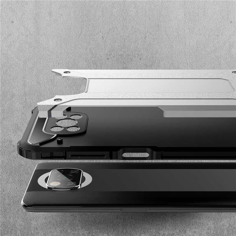 Techsuit Hybrid Armor - θήκη για Xiaomi Poco X3 / NFC Pro - Μαύρο 3
