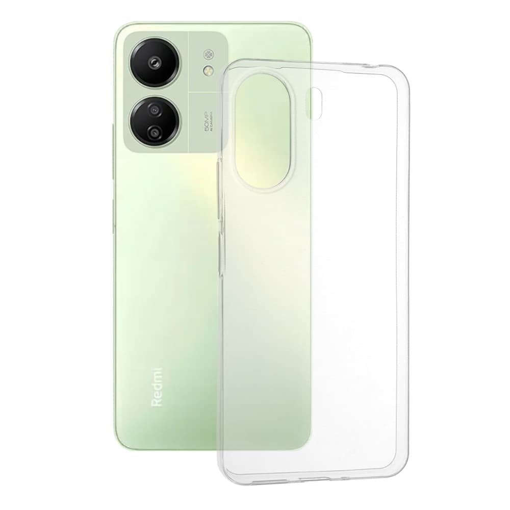 Techsuit Clear Silicone - Xiaomi Redmi 13C / Poco C65 - Διάφανο