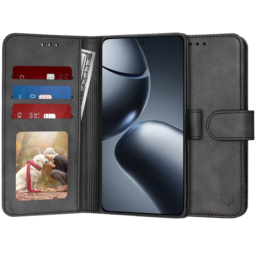 Techsuit Diary Book - θήκη για Xiaomi 14T Pro - Μαύρο