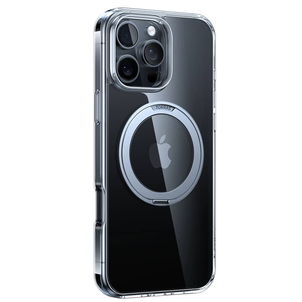 Torras Ostand Pro Series - θήκη για Apple iPhone 16 Pro - Διάφανο 3