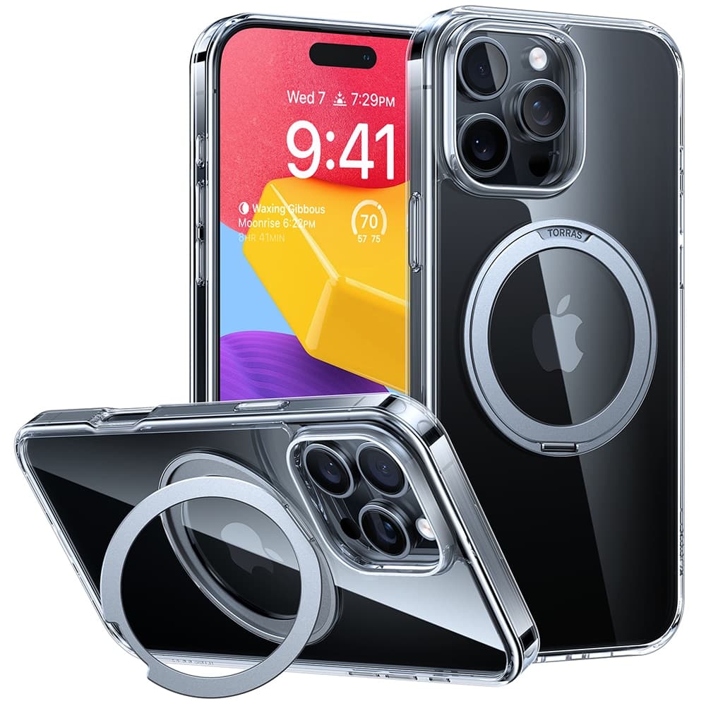 Torras Ostand Pro Series - θήκη για Apple iPhone 16 Pro - Διάφανο