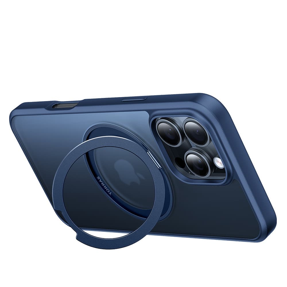 Torras Ostand Pro Series - θήκη για Apple iPhone 16 Pro - Μπλε 4