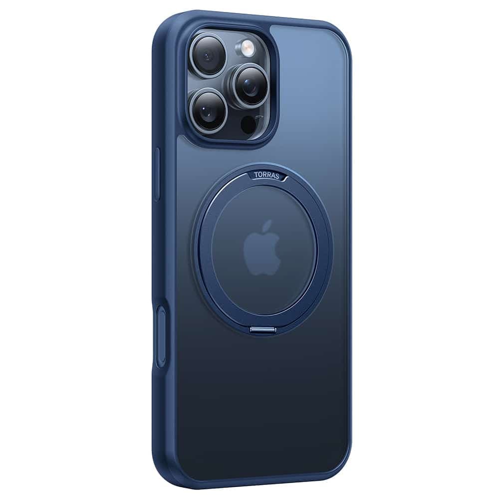 Torras Ostand Pro Series - θήκη για Apple iPhone 16 Pro Max - Μπλε 4