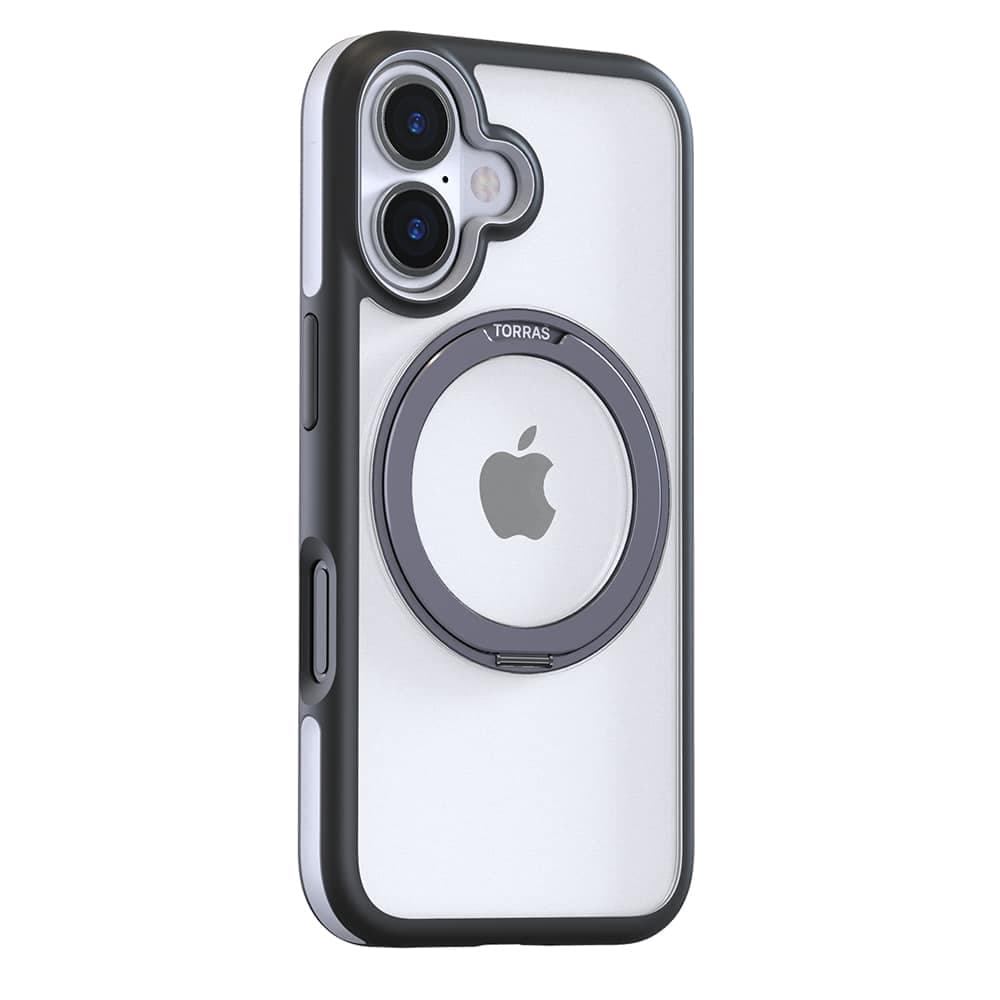 Torras Ostand R Fusion - θήκη για Apple iPhone 16 Plus - Μαύρο 4