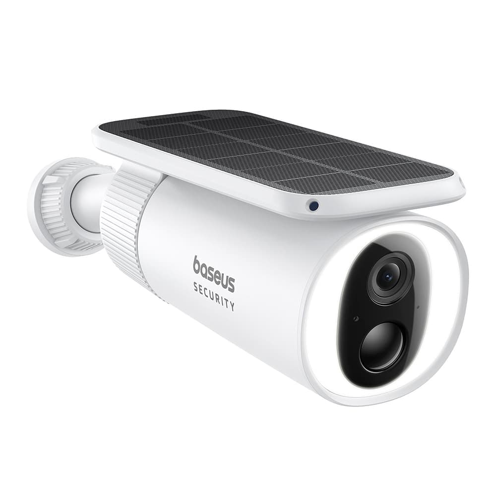 Baseus - Outdoor Camera Security S1 (S0SW002130) - με Ηλιακό Πάνελ, 2K, 8GB, Διπλής Κατεύθυνσης Ήχος, Νυχτερινή Όραση, 10.400mAh - Λευκό 3
