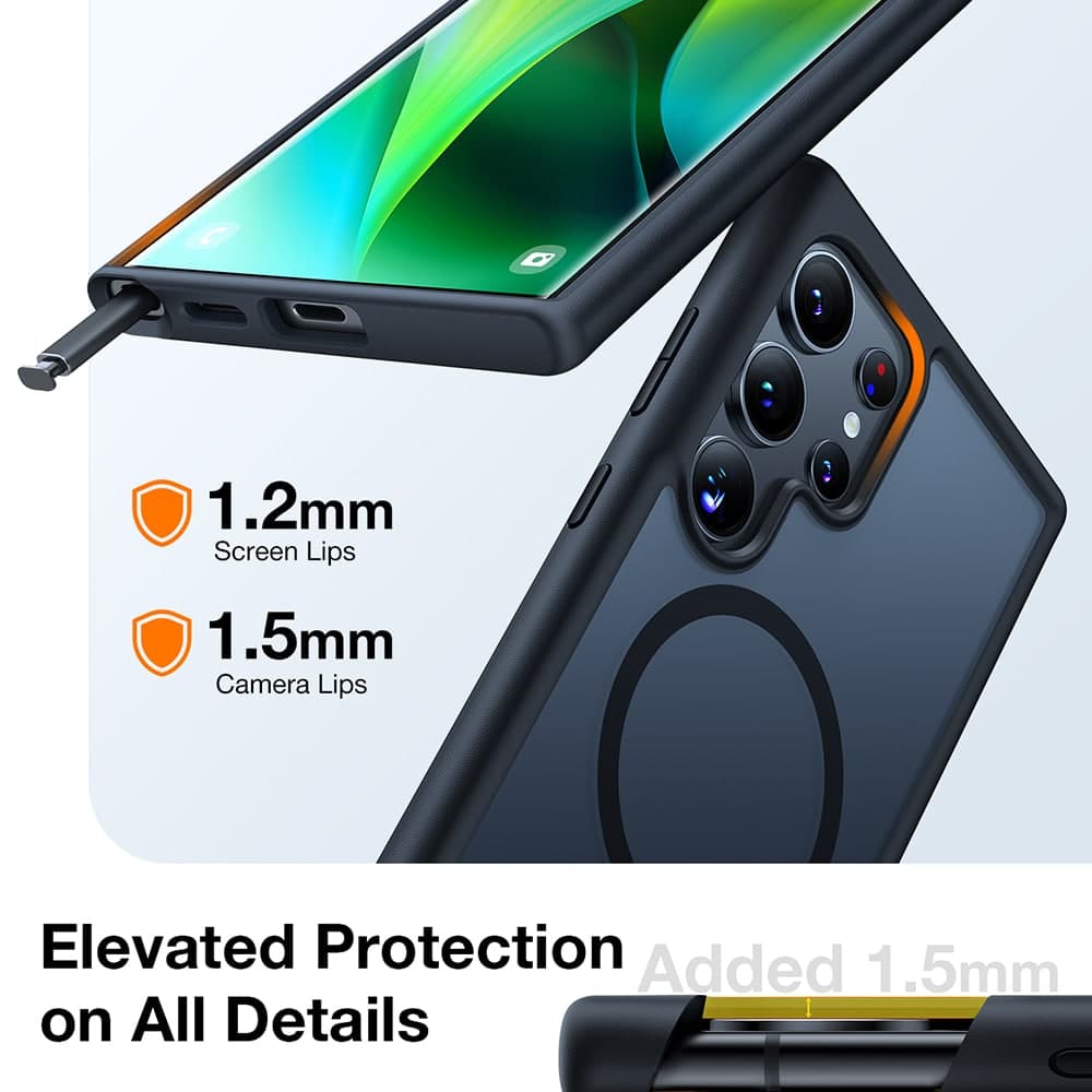 Torras Guardian Magnetic Series - θήκη για Samsung Galaxy S24 Ultra - Μαύρο 4