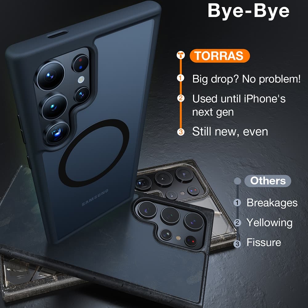 Torras Guardian Magnetic Series - θήκη για Samsung Galaxy S24 Ultra - Μαύρο 2