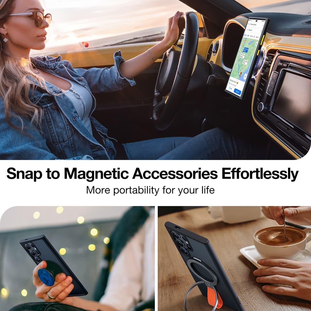 Torras Guardian Magnetic Series - θήκη για Samsung Galaxy S24 Ultra - Μαύρο 6