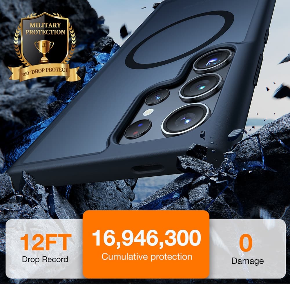 Torras Guardian Magnetic Series - θήκη για Samsung Galaxy S24 Ultra - Μαύρο 3