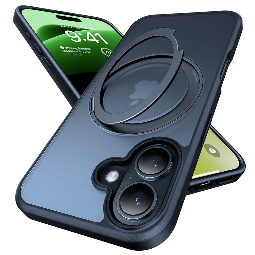 Torras Ostand Pro Series - θήκη για Apple iPhone 16 - Μαύρο 2