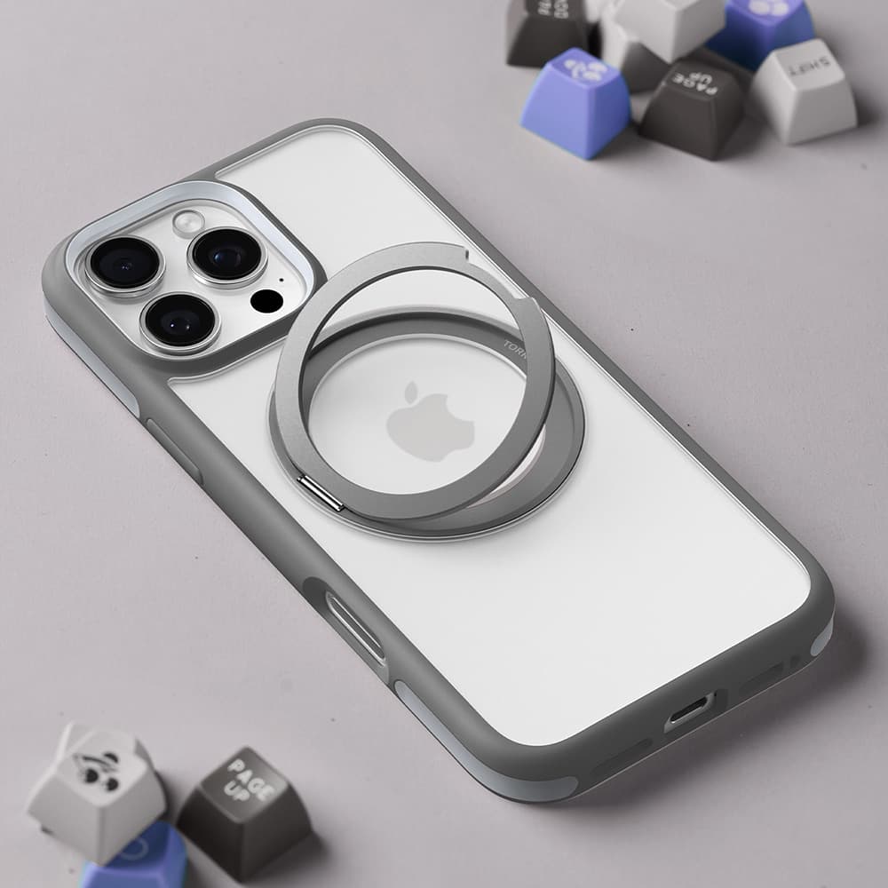 Torras Ostand R Fusion - θήκη για Apple iPhone 16 Pro Max - Μαύρο 7