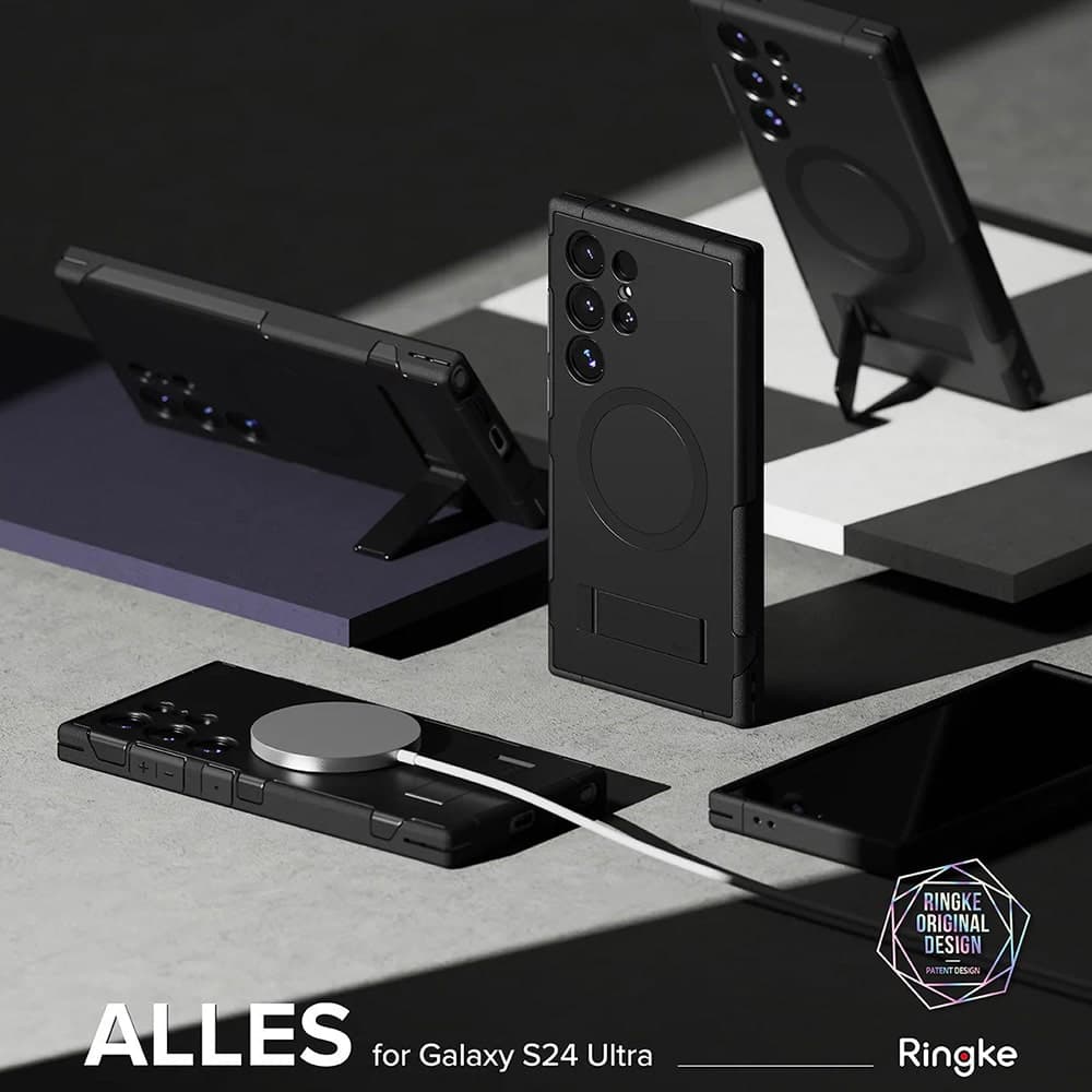 Ringke Alles MagSafe - θήκη για Samsung Galaxy S24 Ultra - Μαύρο 6