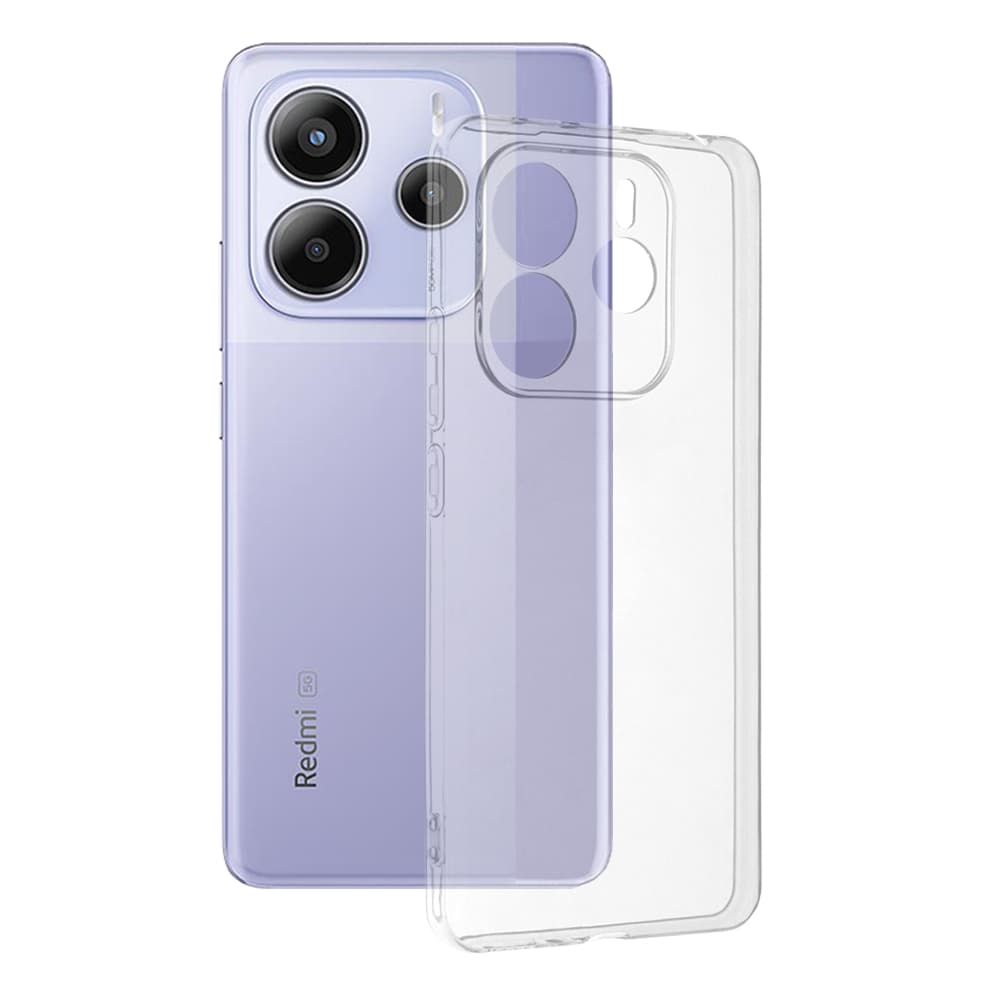 Techsuit Clear Silicone - θήκη για Xiaomi Redmi Note 14 5G - Διάφανο