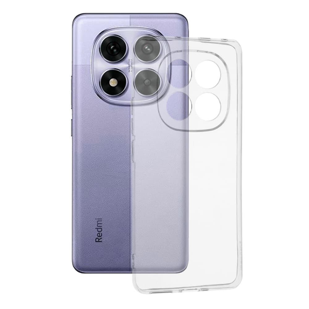 Techsuit Clear Silicone - θήκη για Xiaomi Redmi Note 14 Pro 5G - Διάφανο