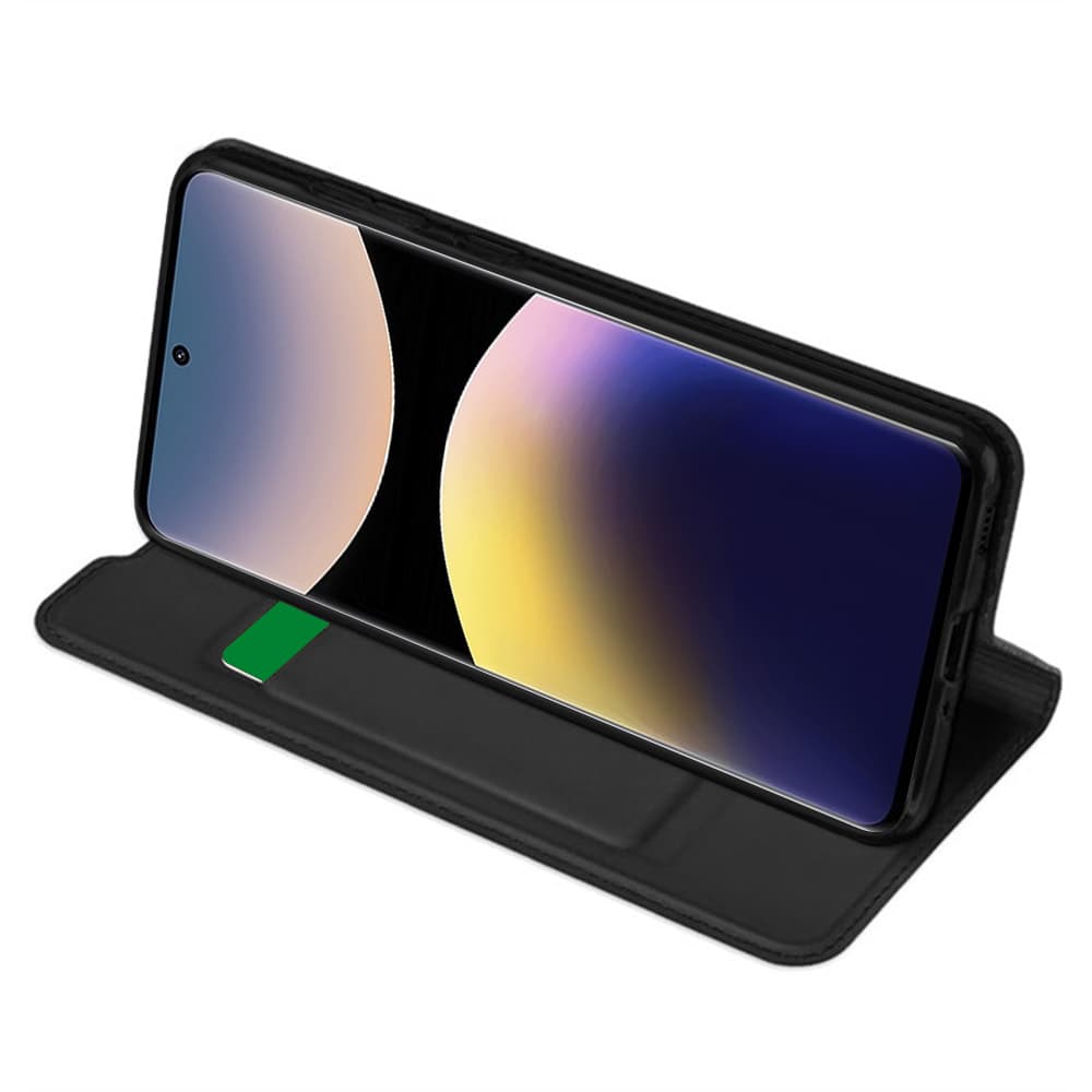 Techsuit Magskin Book - θήκη για Xiaomi Redmi Note 14 Pro / Poco X7 - Μαύρο 2