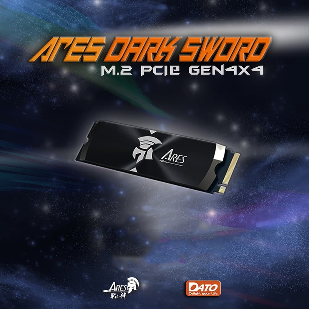 Dato - Εσωτερικός Σκληρός Δίσκος SSD Ares Dark Sword (ARSDSK-8TB) - PCIe Gen4x4, 8TB, Έως 7200MB/s, Notebook, PS5 - Μαύρο 6