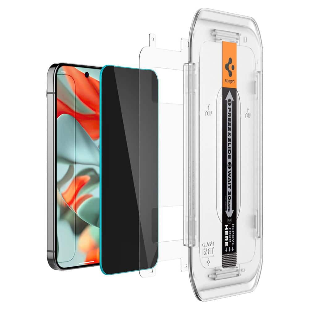 Spigen - Glas.tR EZ-FIT (2 pack) - Google Pixel 9 Pro XL - Privacy 2
