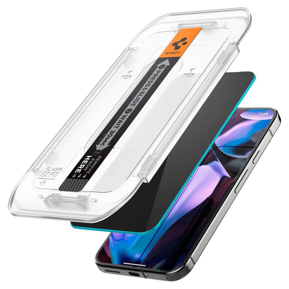 Spigen - Glas.tR EZ-FIT (2 pack) - Google Pixel 9 / 9 Pro - Privacy 4