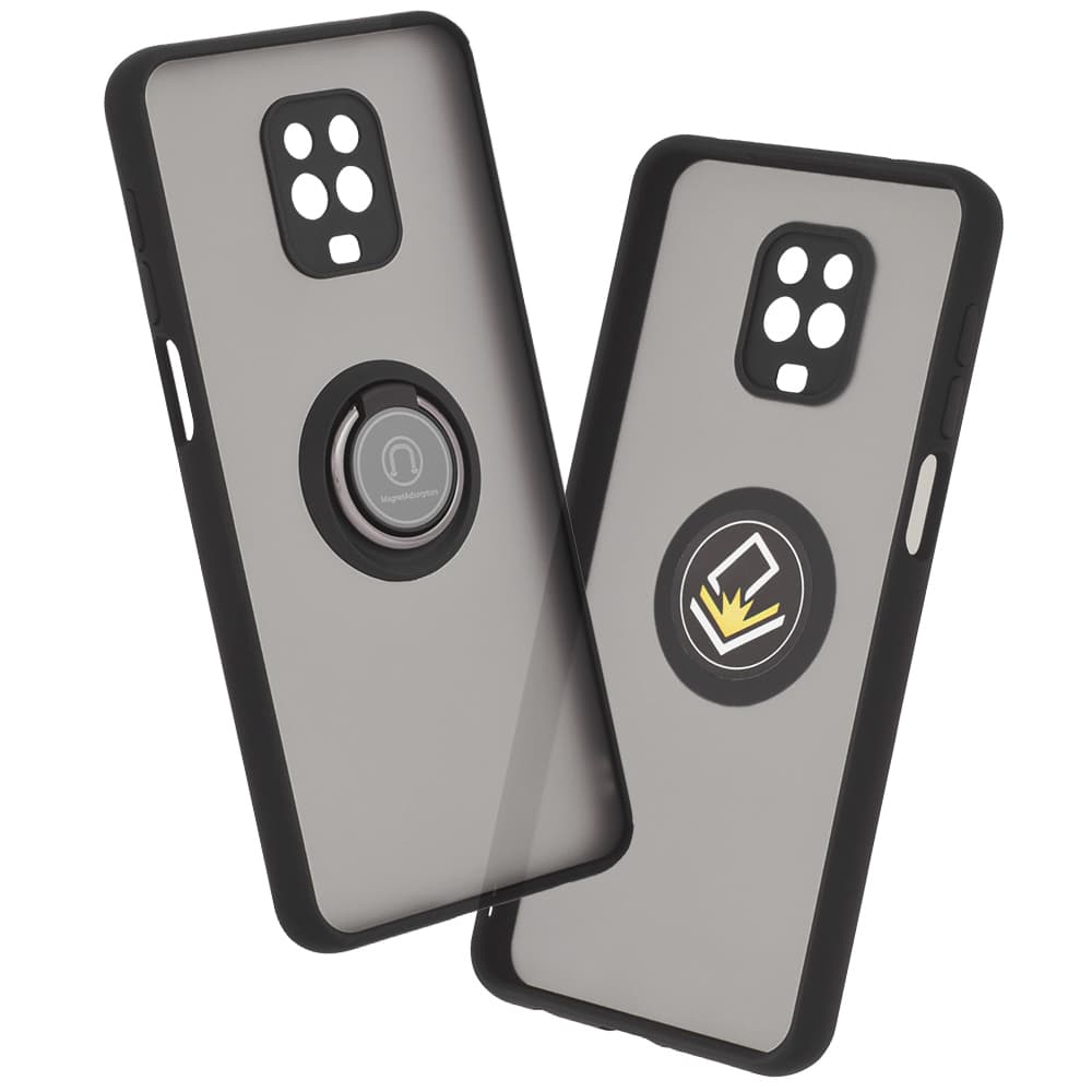 Techsuit Glinth - θήκη για Xiaomi Redmi Note 9S - Μαύρο
