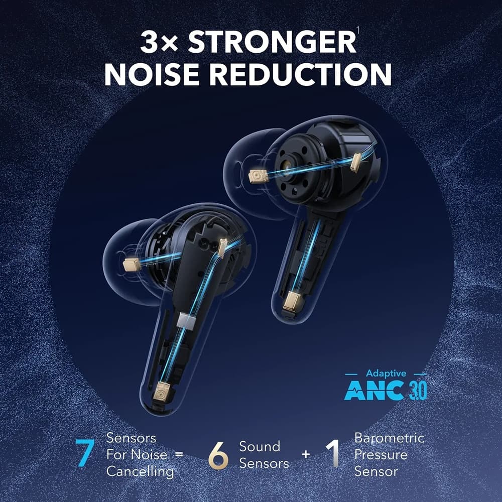 Anker - Ασύρματα Ακουστικά SoundCore Liberty 4 Pro NC (A3954GF1) - Bluetooth 5.3, ANC, Hi-Res Ήχος, LDAC, TWS - Γυαλιστερό Μαύρο 4