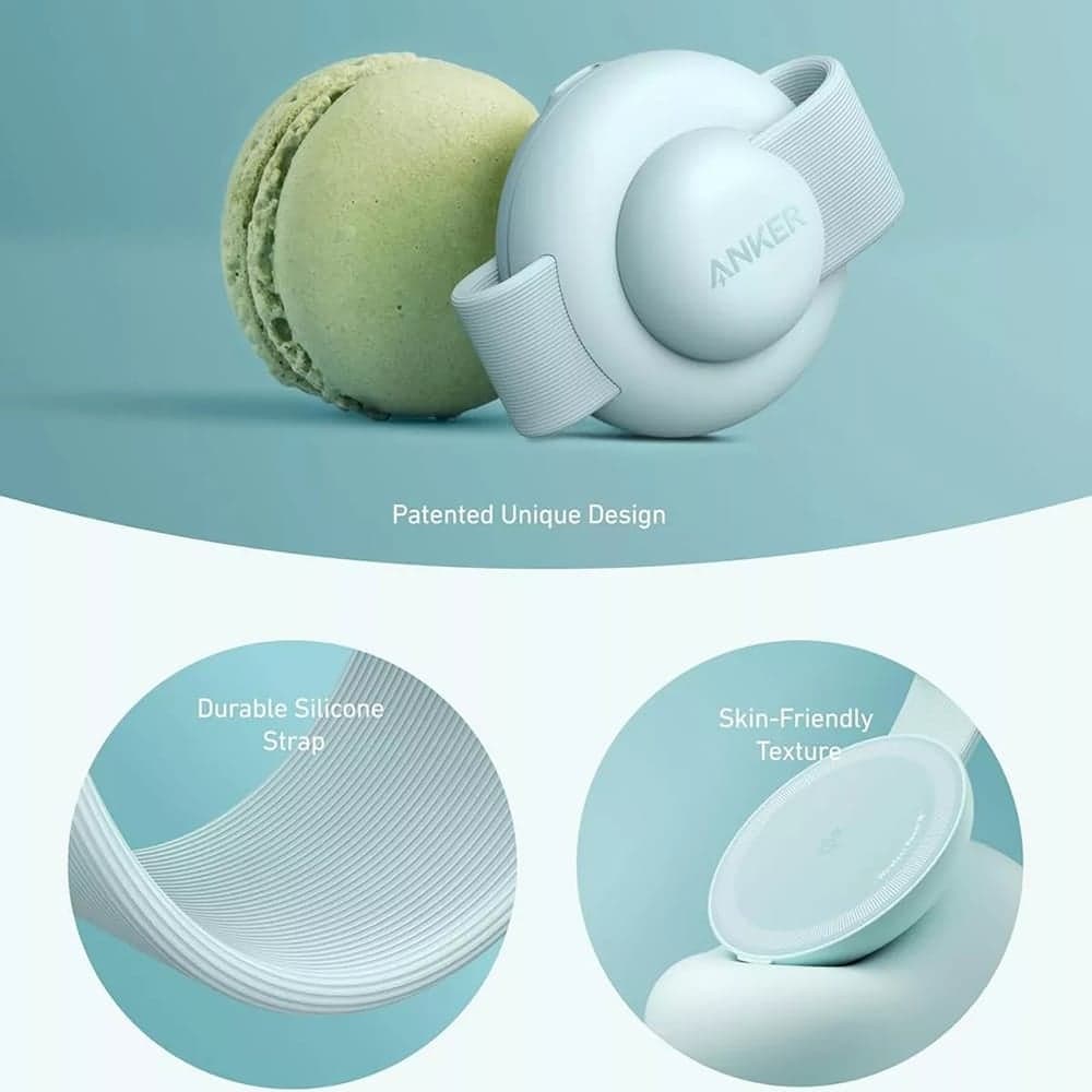 Anker - Ασύρματος Φορτιστής MagGo 3-σε-1 (B25M8H61) - για iPhone 15/16, AirPods, Apple Watch, MagSafe Qi2, Αναδιπλούμενος, 15W - Πράσινο 4