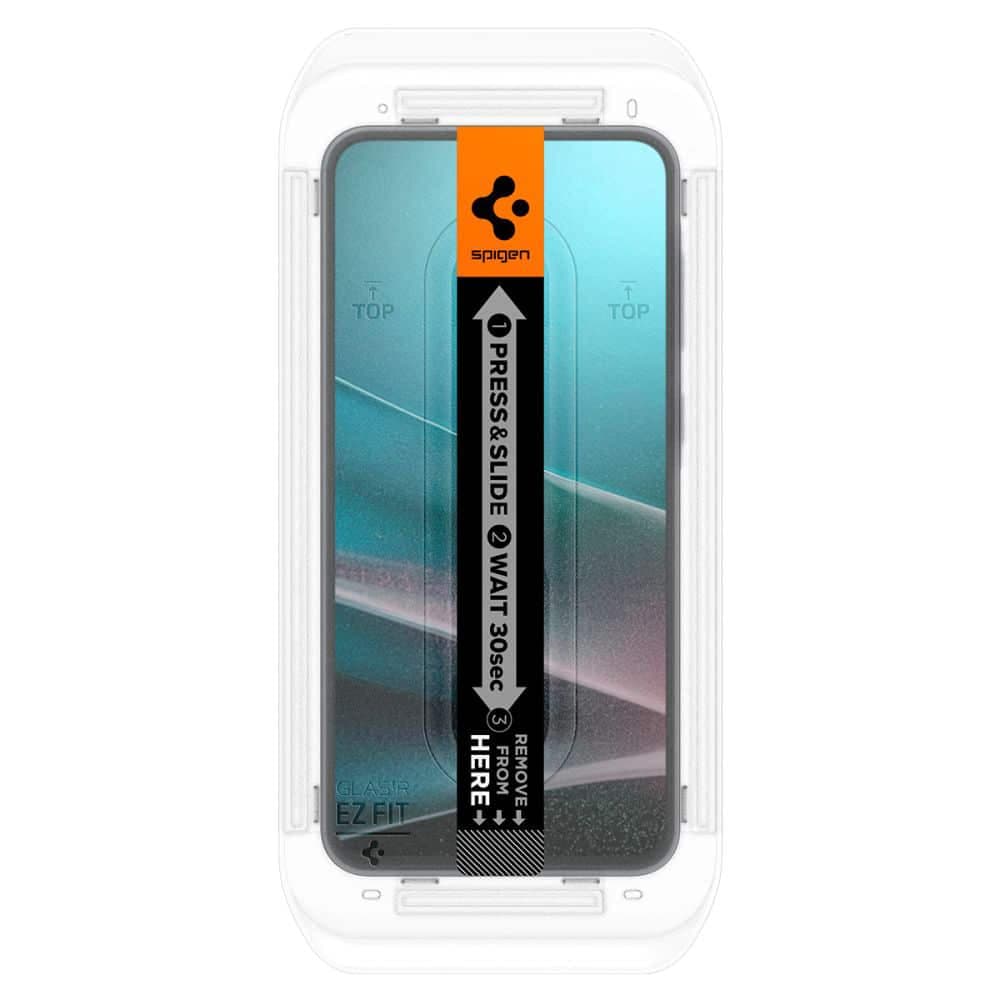 Spigen - Glas.tR EZ-FIT (2 pack) - Samsung Galaxy A36 5G - Clear 4