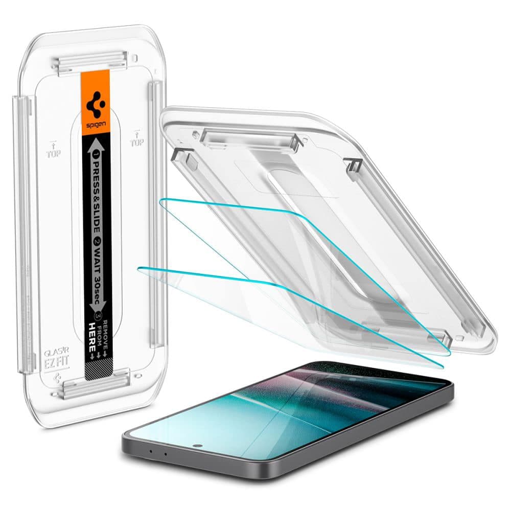 Spigen - Glas.tR EZ-FIT (2 pack) - Samsung Galaxy A36 5G - Clear 7