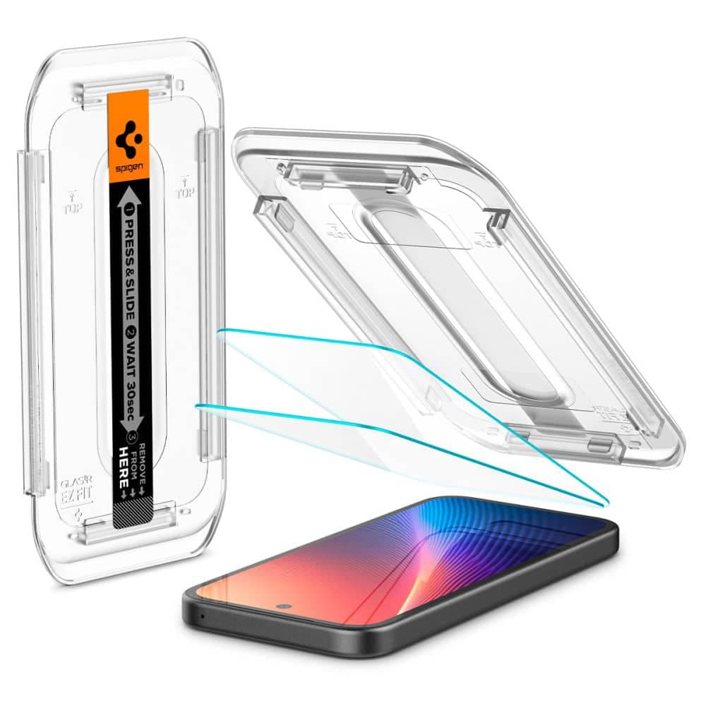 Spigen - Glas.tR EZ-FIT (2 pack) - Google Pixel 9a - Διάφανο 4