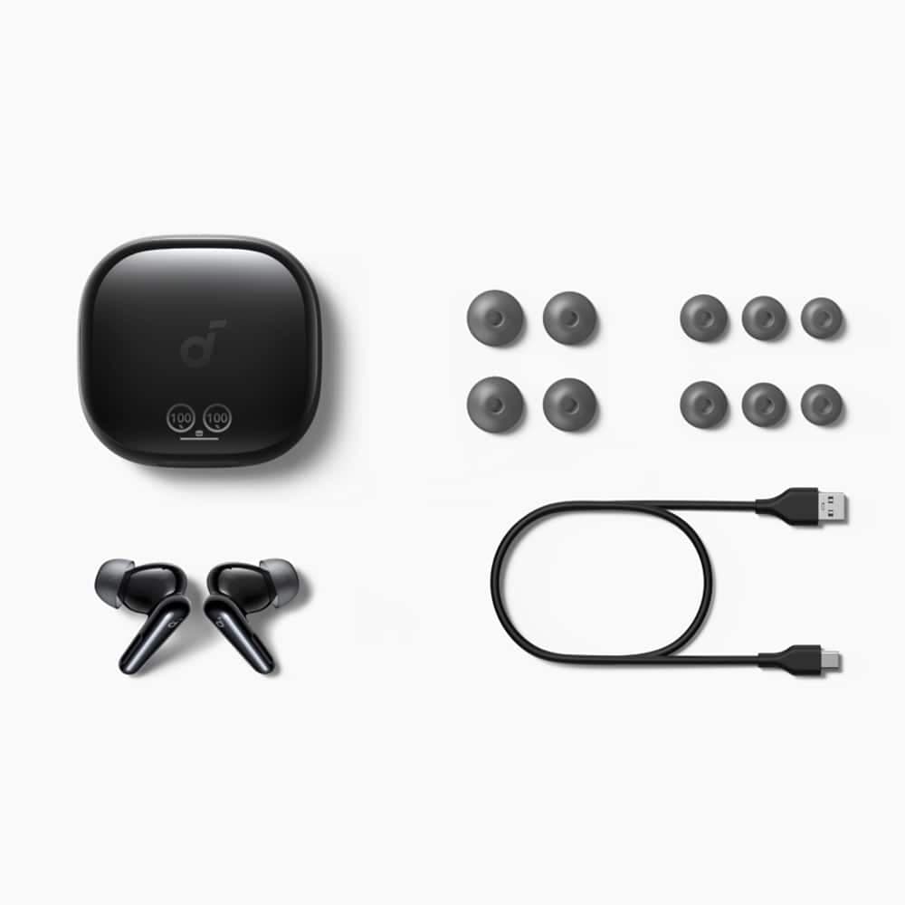 Anker - Ασύρματα Ακουστικά SoundCore Liberty 4 Pro NC (A3954GF1) - Bluetooth 5.3, ANC, Hi-Res Ήχος, LDAC, TWS - Γυαλιστερό Μαύρο 7