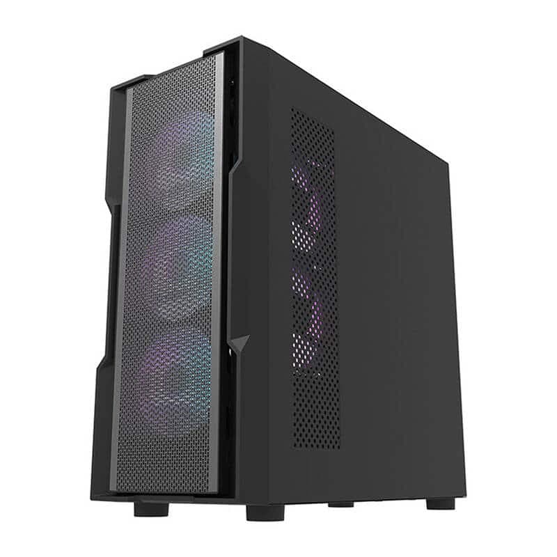 Darkflash DK431 Mesh θήκη υπολογιστή + 4 ανεμιστήρες ARGB μαύρη 6