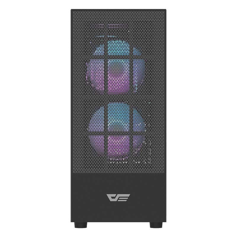 Darkflash A290 θήκη υπολογιστή + 3 ανεμιστήρες μαύρη 2