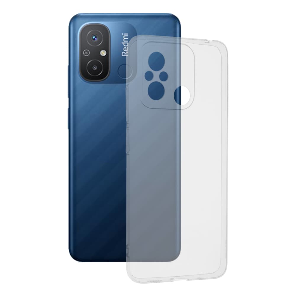 Techsuit Clear Silicone - θήκη για Xiaomi Redmi 12C - Διάφανο