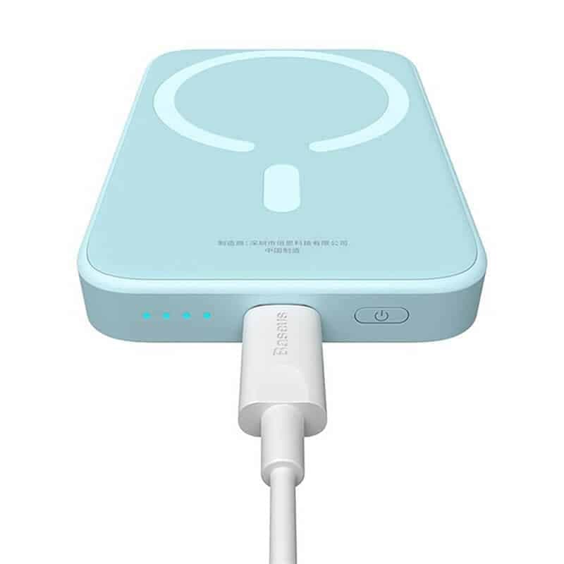 Powerbank mini Baseus 6000 mAh 20W (μπλε) 8